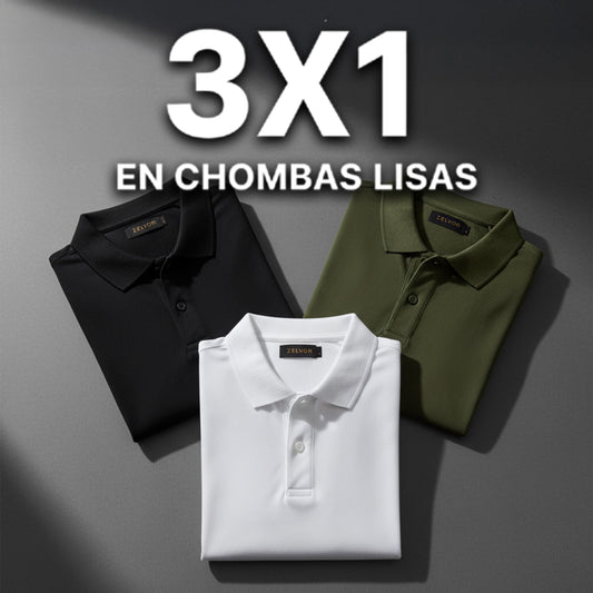 3X1 en Chombas ZELVOR Essential
