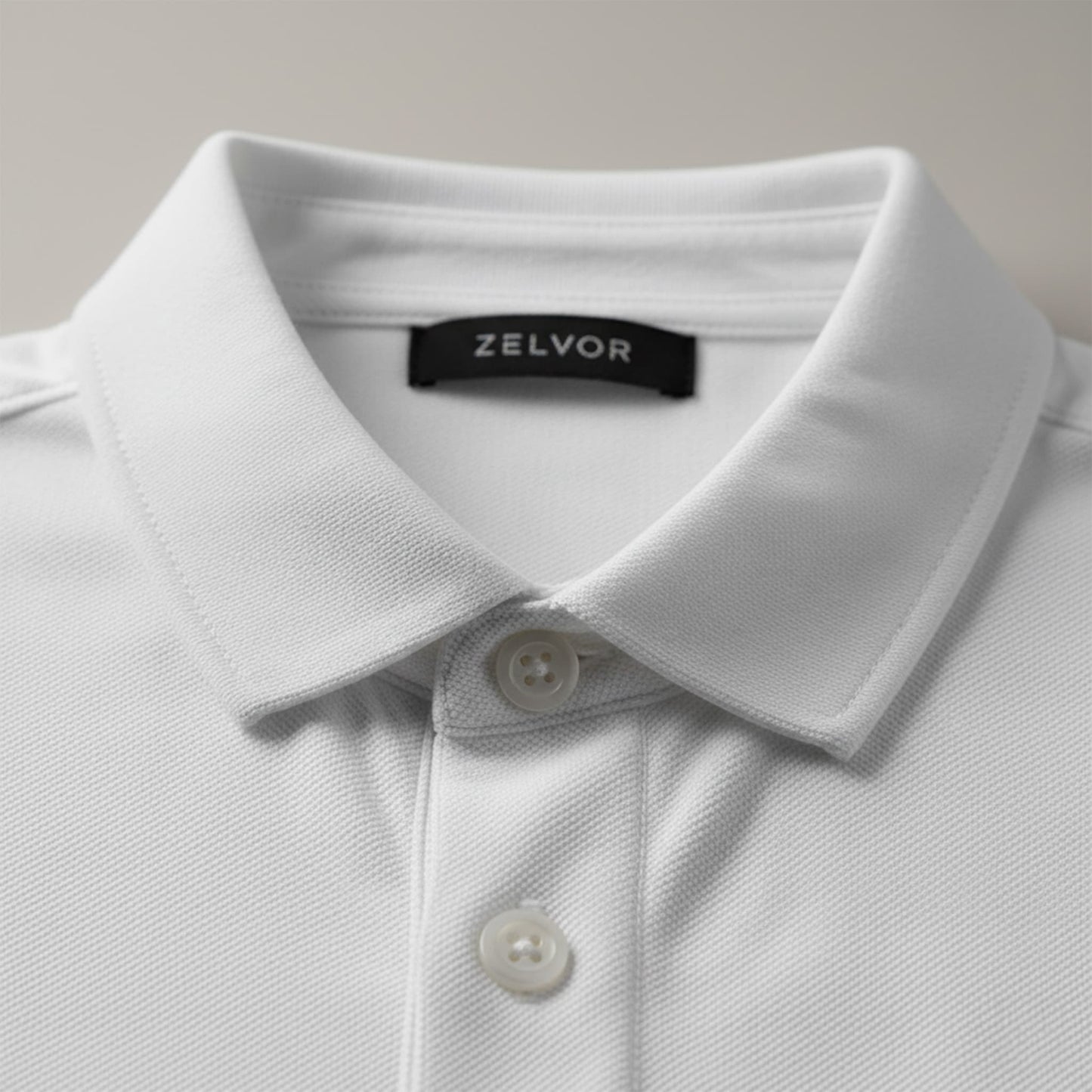 Chomba ZELVOR Essential Piqué – Blanco Óptico