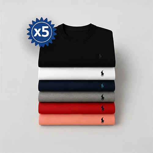 PACK DE 5 REMERAS POLO RALPH LAUREN
