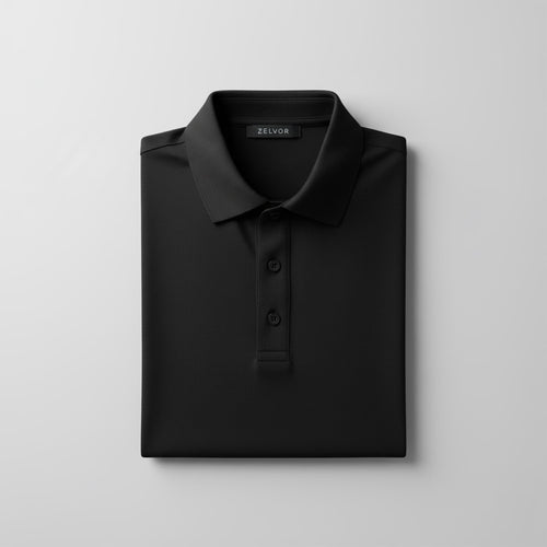 Chomba ZELVOR Essential Piqué – Negro Carbón