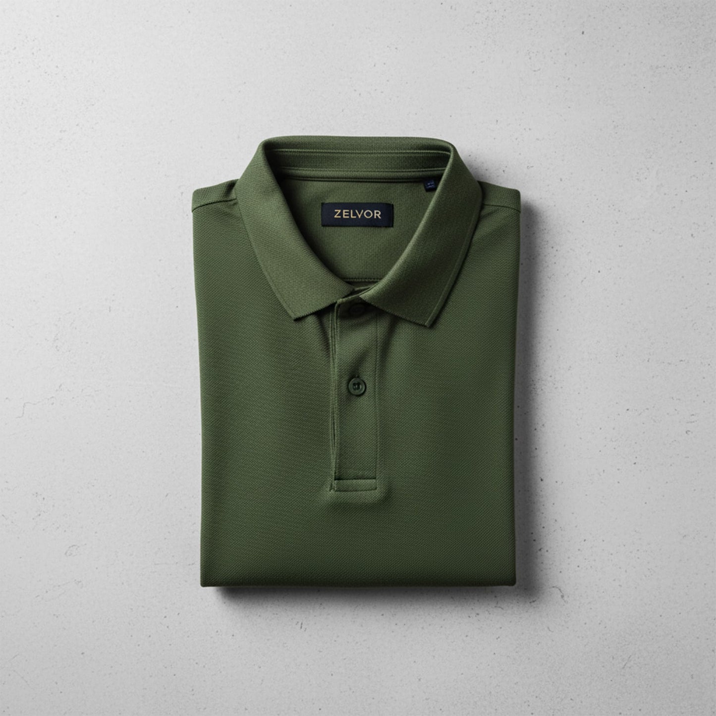 Chomba ZELVOR Essential Piqué – Verde Oliva