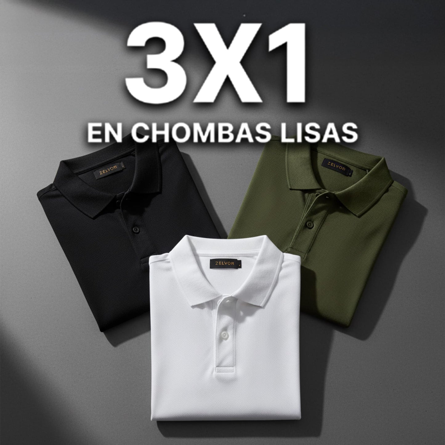 3X1 en Chombas ZELVOR Essential