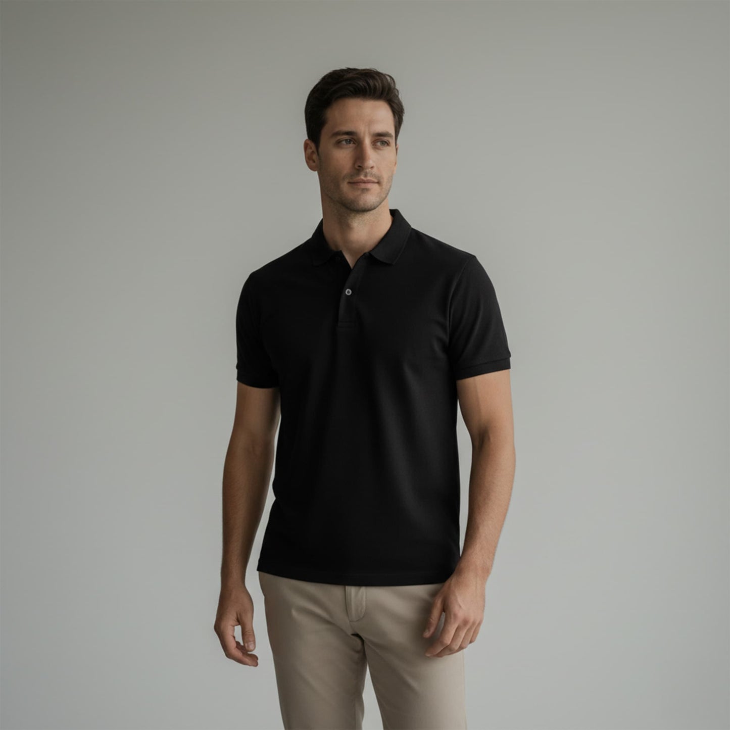 Chomba ZELVOR Essential Piqué – Negro Carbón