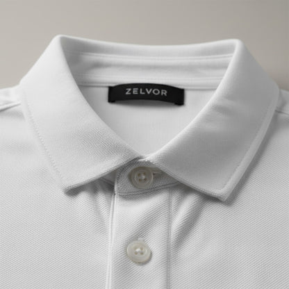 Chomba ZELVOR Essential Piqué – Blanco Óptico