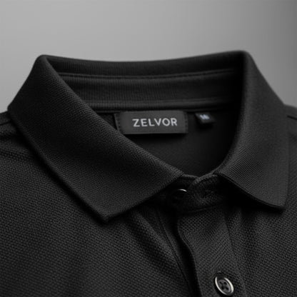 Chomba ZELVOR Essential Piqué – Negro Carbón